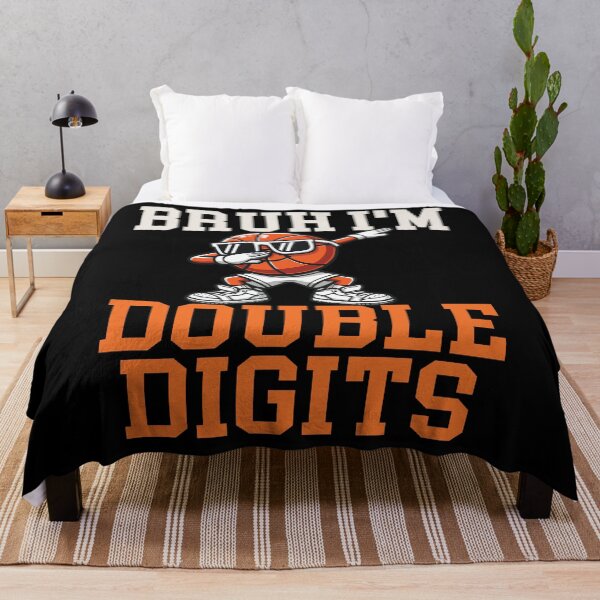 Item preview, Bruh I'm Double Digits Basketball 10th Birthday 10 Years Old designed and sold by ivotee.