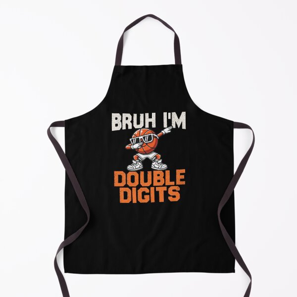 Item preview, Bruh I'm Double Digits Basketball 10th Birthday 10 Years Old designed and sold by ivotee.