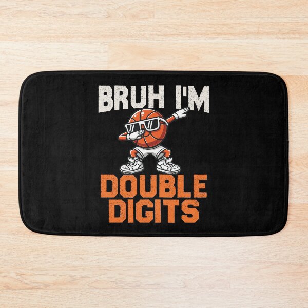 Item preview, Bruh I'm Double Digits Basketball 10th Birthday 10 Years Old designed and sold by ivotee.