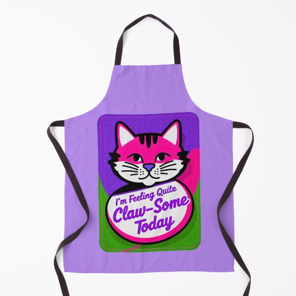 Item preview, I'm Feeling Quite Claw-Some Today Cute Cat Quote designed and sold by TheArtOfPat.