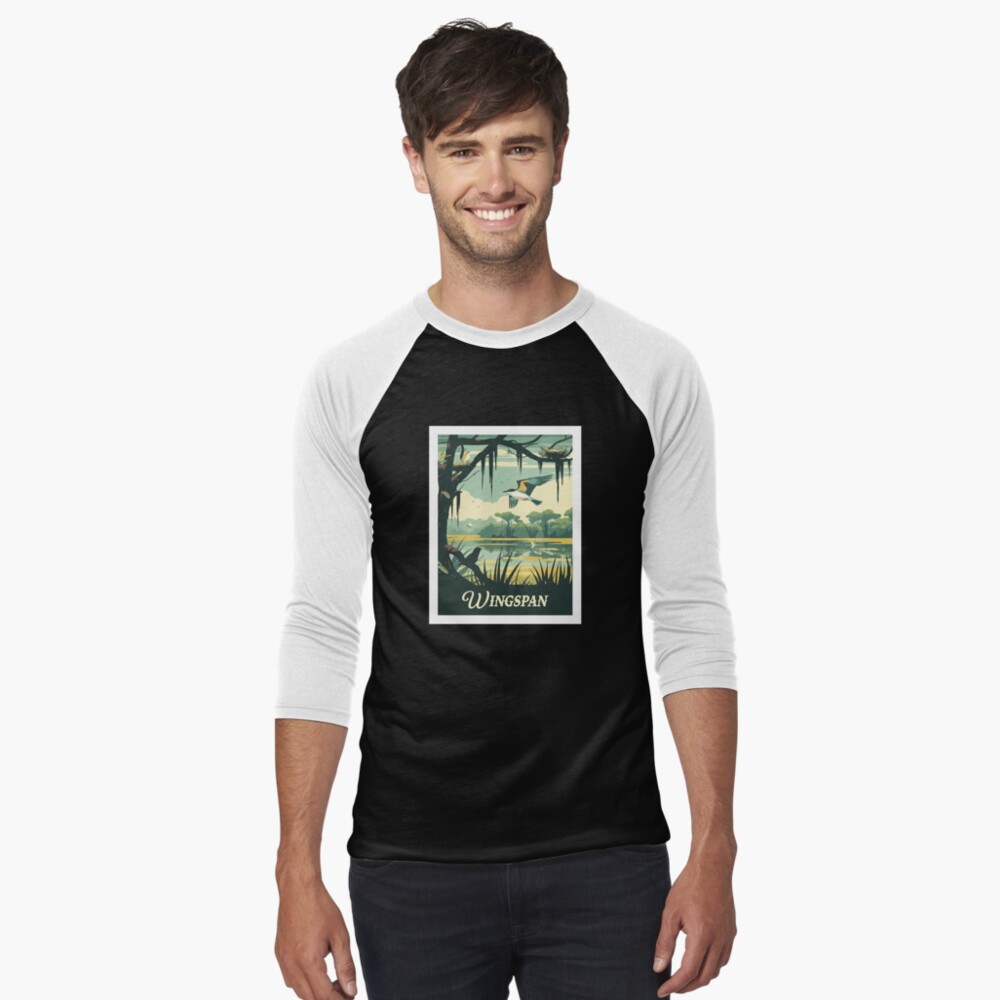 Item preview, Baseball ¾ Sleeve T-Shirt designed and sold by RoleplayRealm.