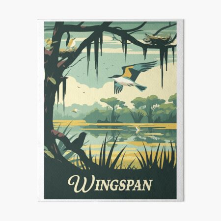 Item preview, WINGSPAN - Poster Inspired by Wingspan / Retro Board Game Poster / Wall Art Print / Fantasy, Board Game, RPG, DnD / Home Decor Gift Idea  designed and sold by RoleplayRealm.