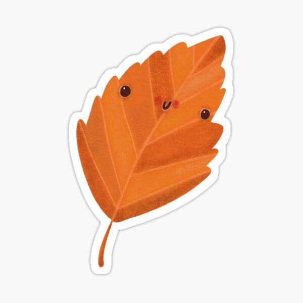 Item preview,  Autumn Leaf Cute Fall Halloween Thanksgiving Decor designed and sold by poket.piktures.