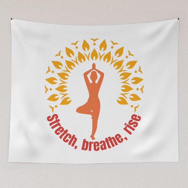 Item preview, Yoga, Stretch, Breathe, Rise designed and sold by wellie-chic.