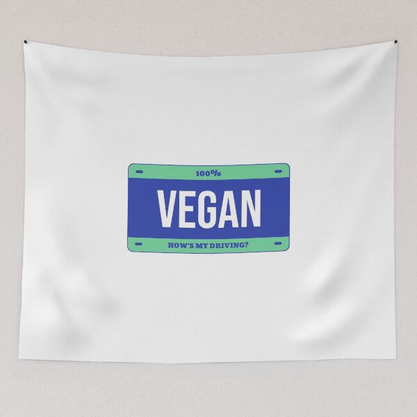 Item preview, Vanity Plate - VEGAN - 100% designed and sold by MatterOfStyle.