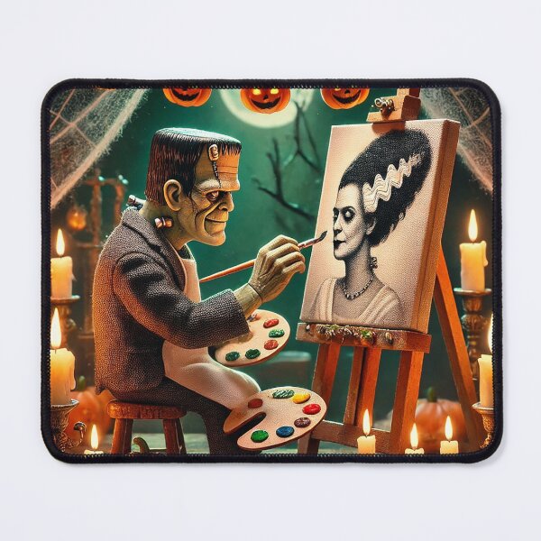 Item preview, "Monster Masterpiece: Halloween Canvas" designed and sold by MySheetMusicArt.