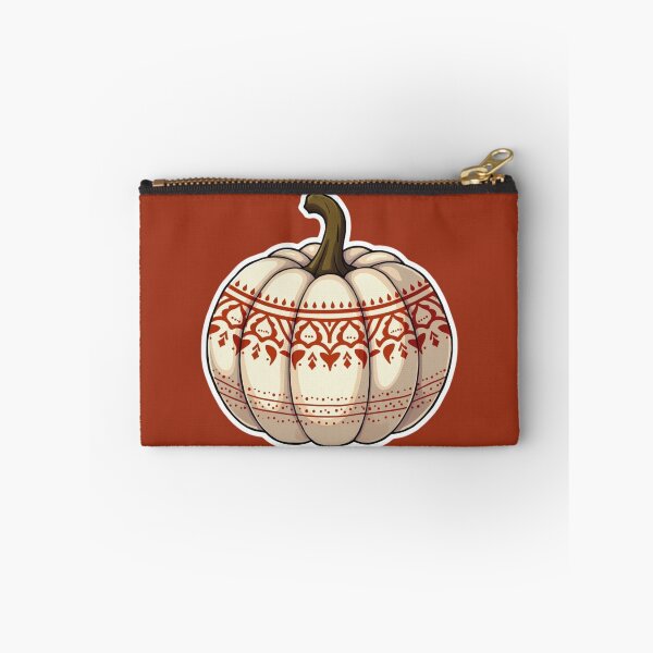 Item preview, White Pumpkin with Boho Pattern designed and sold by ArtfullyRooted.