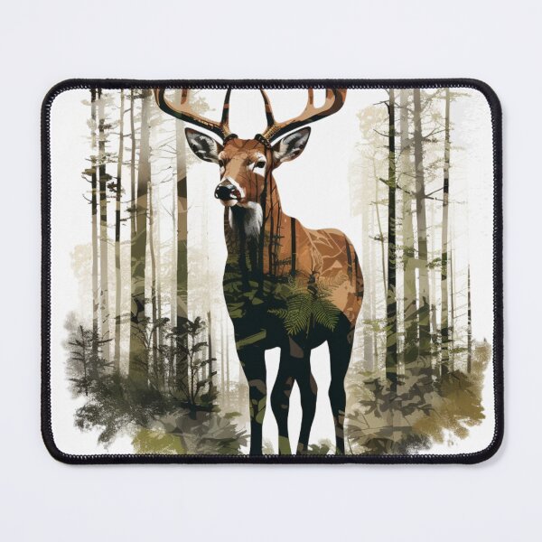 Item preview, Whitetail Deer White Tail Deer in the Woods designed and sold by TamarackFlair.