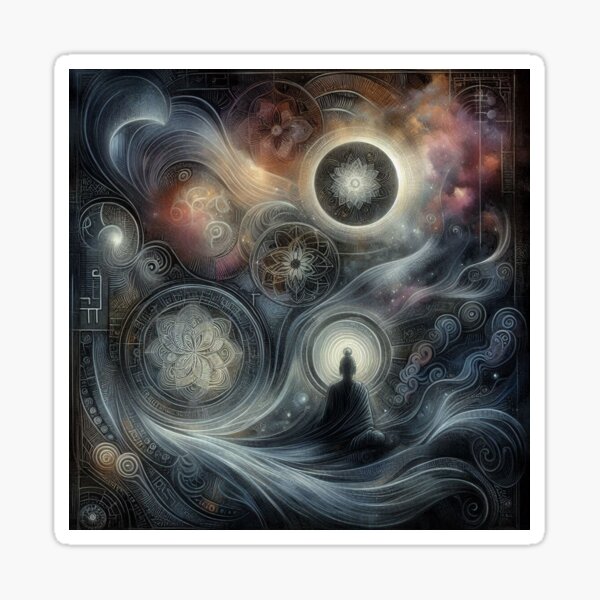 Zen way Sticker