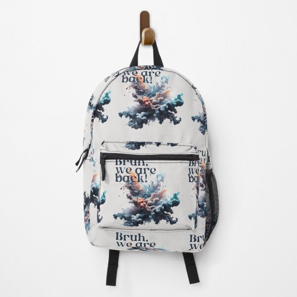 Item preview, bruh, we are back, to school back to school, bruh, school, anime cartoon, graffity style, skater, vaporwave, vintage, foodies art designed and sold by FOODIESART.
