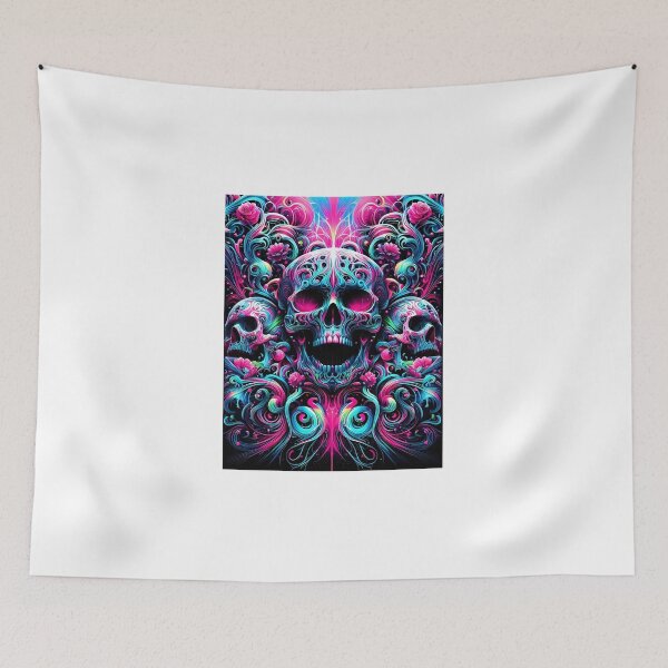 Item preview, Psychedelic Skull Symphony designed and sold by moba--mania.