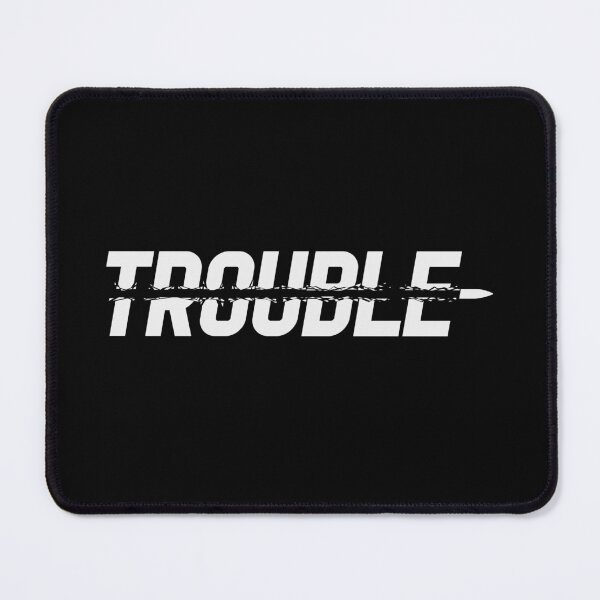 Item preview, Troubleshooting Visual Pun | Bullet Through Trouble  designed and sold by Maria Garcia.
