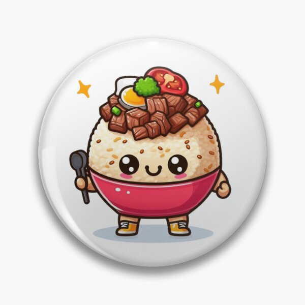 Item preview, Foodie Chibi Series - Egg Fried Rice Chibi designed and sold by xiaoxiaochibi.