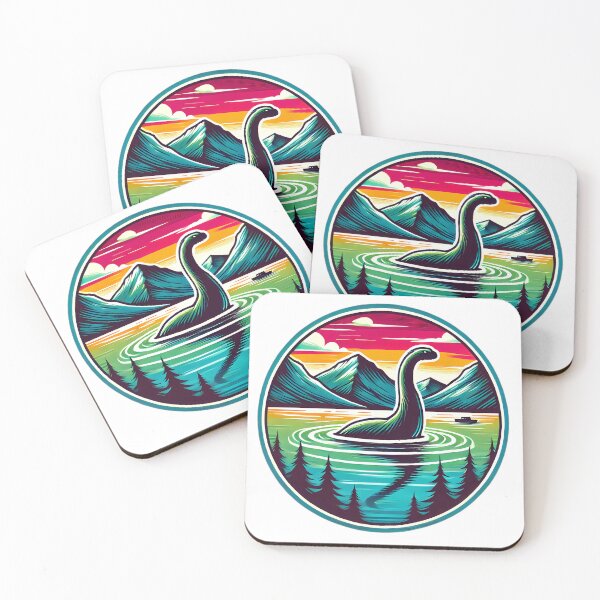 Item preview, Loch Ness Monster Hiking and Camping designed and sold by nodij.