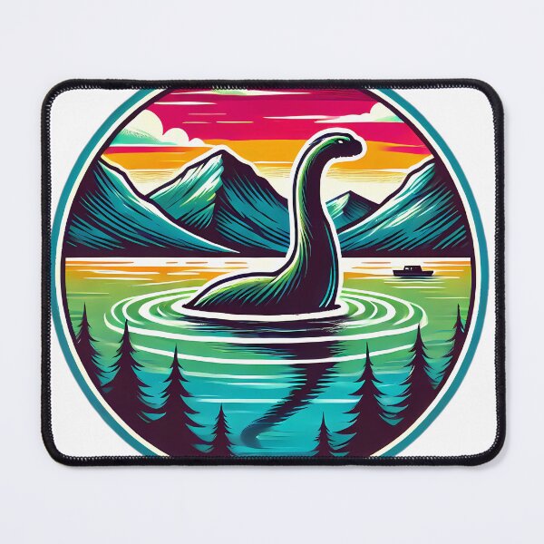 Item preview, Loch Ness Monster Hiking and Camping designed and sold by nodij.