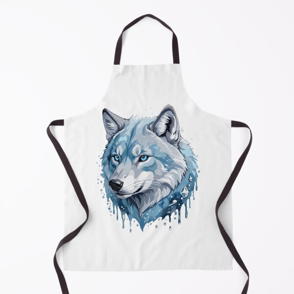 Artikelvorschau, Wolf mit eisblauer und silberner Palette entworfen und verkauft von grazianshop.