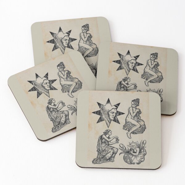 Item preview, Symbolism- The Magician, The Nakedness, The Blossoming and Fragility designed and sold by PatronesKawai.