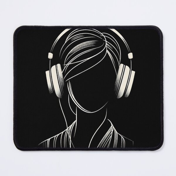 Item preview, Persona escuchando música minimalista designed and sold by SekoOne.