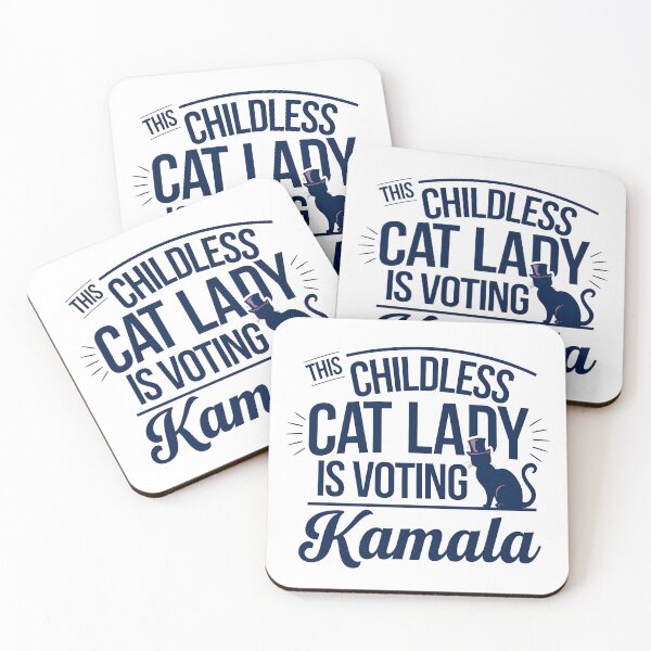 Item preview, This Childless Cat Lady is Voting Kamala designed and sold by TahfahTk.