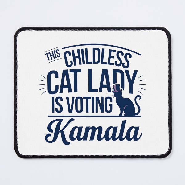 Item preview, This Childless Cat Lady is Voting Kamala designed and sold by TahfahTk.