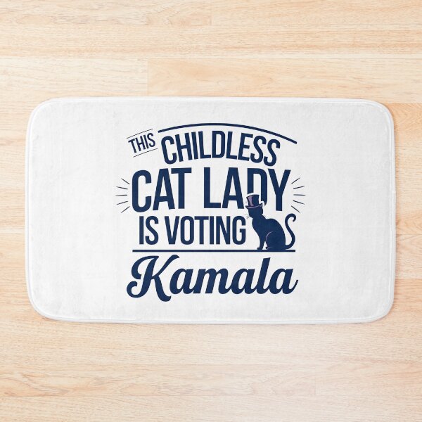 Item preview, This Childless Cat Lady is Voting Kamala designed and sold by TahfahTk.