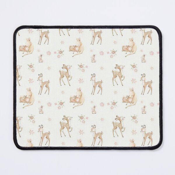 Item preview, Coquette fawn deer floral pattern  designed and sold by Pixiedrop.