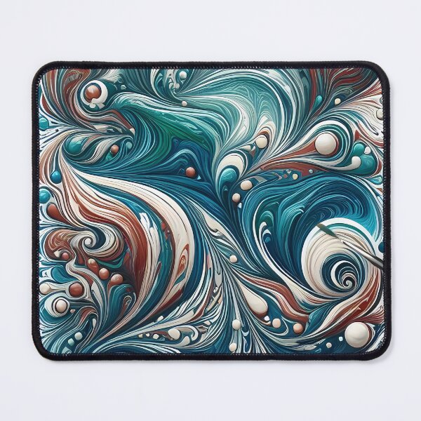 Item preview, Aqua Swirl Elegance designed and sold by moba--mania.