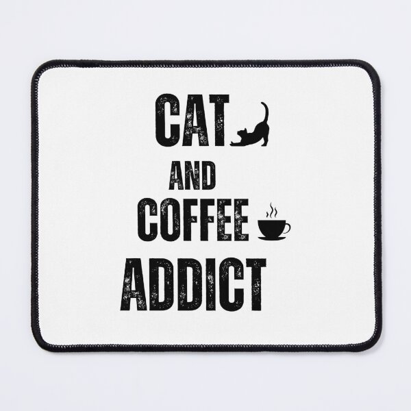 Item preview, Cat and coffee addict designed and sold by Designfs.