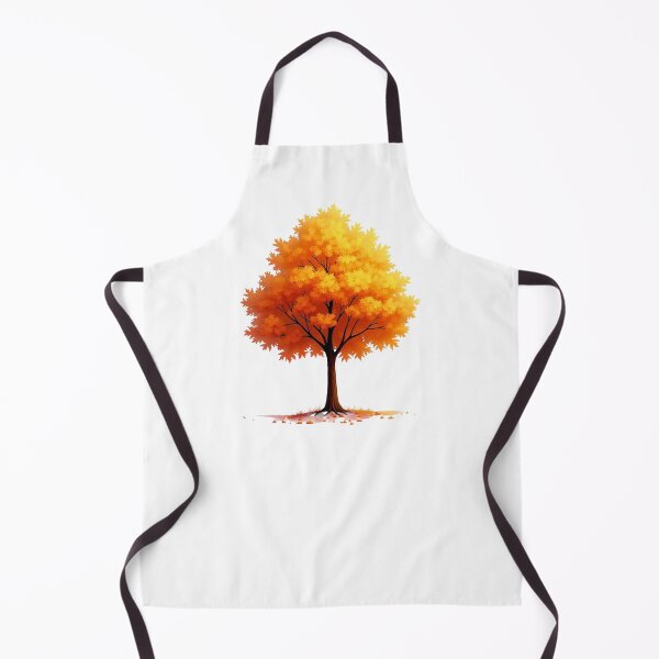 Item preview, Autumn Orange Tree #1 - @fluidwatercolor designed and sold by fluidwatercolor.