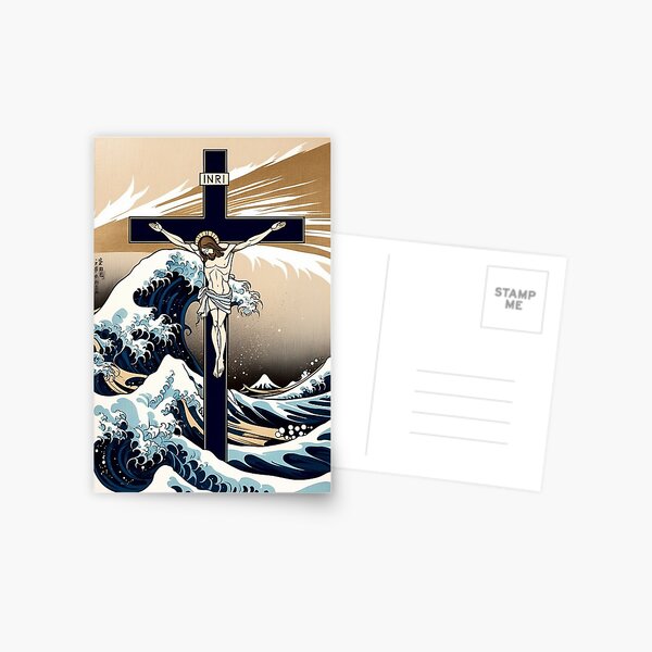 Item preview, Jesus Christ: In the Style of Hokusai designed and sold by hiddenspectrum.