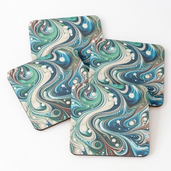 Item preview, Aqua Swirl Elegance designed and sold by moba--mania.