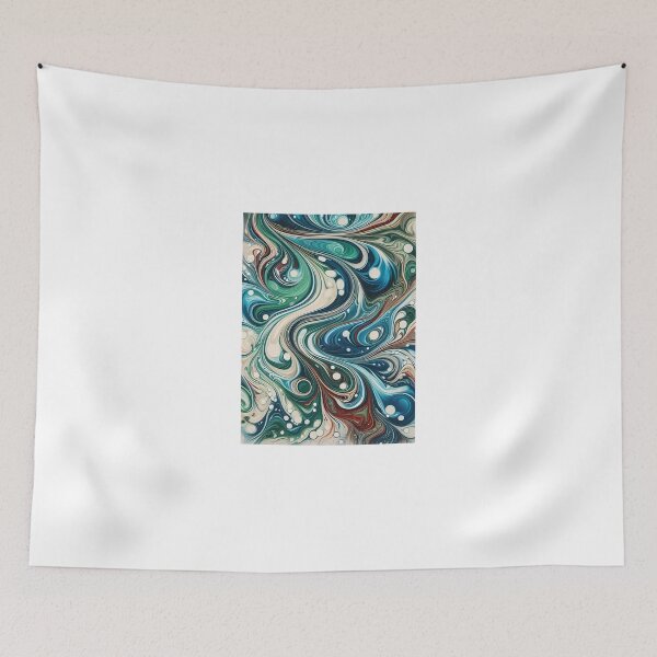 Item preview, Aqua Swirl Elegance designed and sold by moba--mania.