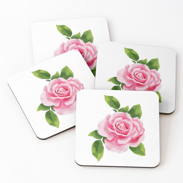 Item preview, Boho Pink Floral Watercolour Roses designed and sold by Lindsay Marie Patterns.