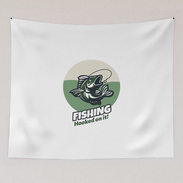 Item preview, Fishing hooked on it!  designed and sold by GuesthozGraphix.