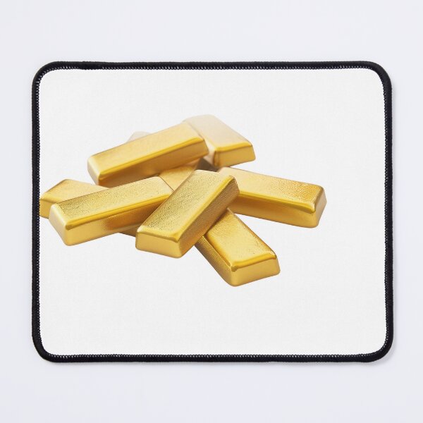 Item preview, Realistic Style Gold Bars, Gold Nuggets, Gold, Stickers, Logo, Illustration, Wall arts, Art Prints and More designed and sold by Kevin Lou.