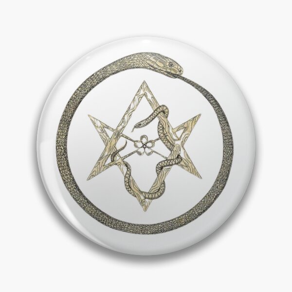 Item preview, Symbolism - The star inside the Uruboros designed and sold by PatronesKawai.