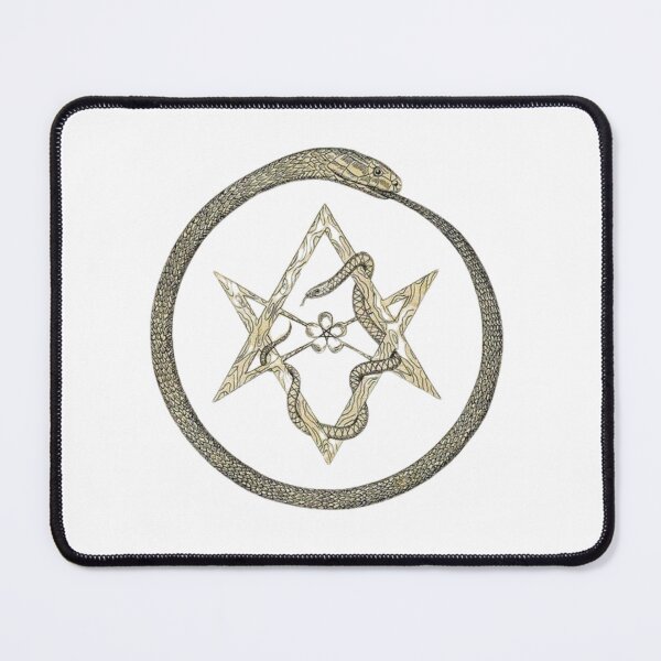 Item preview, Symbolism - The star inside the Uruboros designed and sold by PatronesKawai.