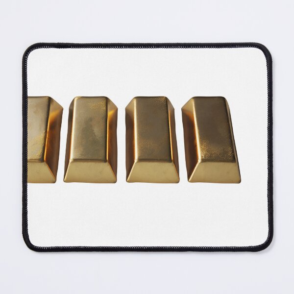 Item preview, Realistic Style Gold Bars, Gold Nuggets, Gold, Stickers, Logo, Illustration, Wall arts, Art Prints and More designed and sold by Kevin Lou.