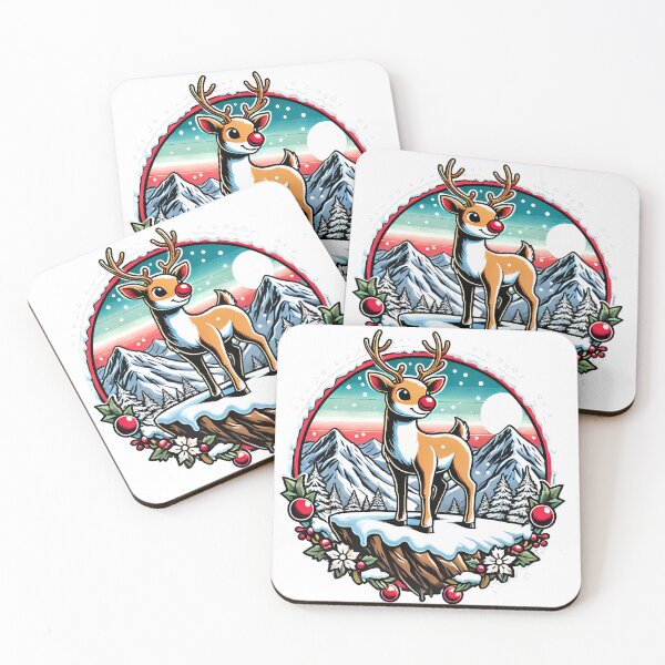 Item preview, Rudolph the Red-Nosed Reindeer Hiking and Camping designed and sold by nodij.
