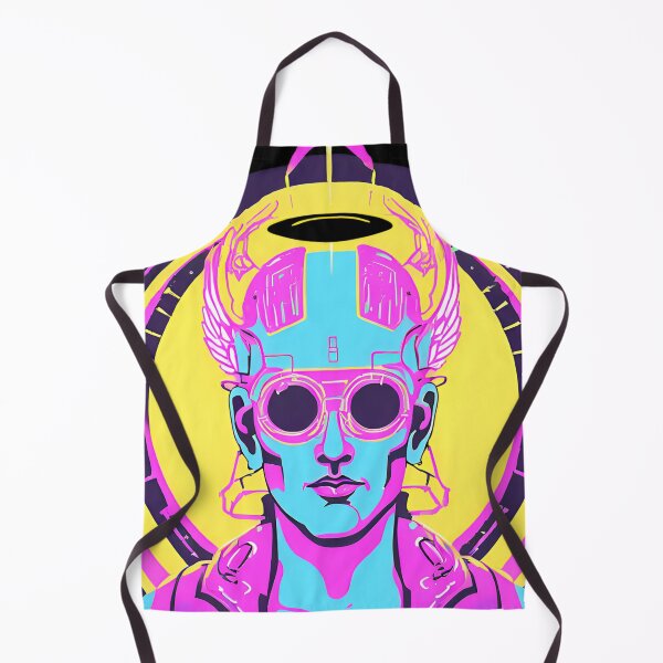 Item preview, Neon-Glowing Cyberpunk Angel T-Shirt - Futuristic Hip God with Electric Halo Art D36 designed and sold by pixelandcrafted.