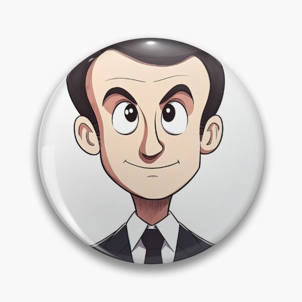 Item preview, Emmanuel Macron, France | Anime style designed and sold by ComicsFactory.