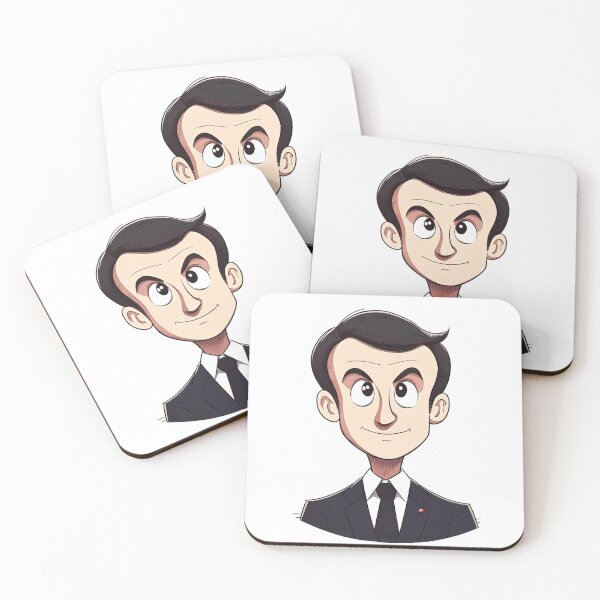 Item preview, Emmanuel Macron, France | Anime style designed and sold by ComicsFactory.