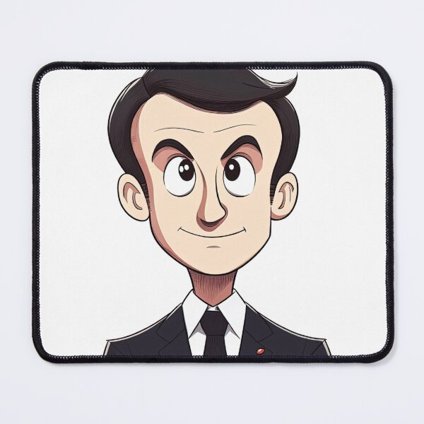 Item preview, Emmanuel Macron, France | Anime style designed and sold by ComicsFactory.