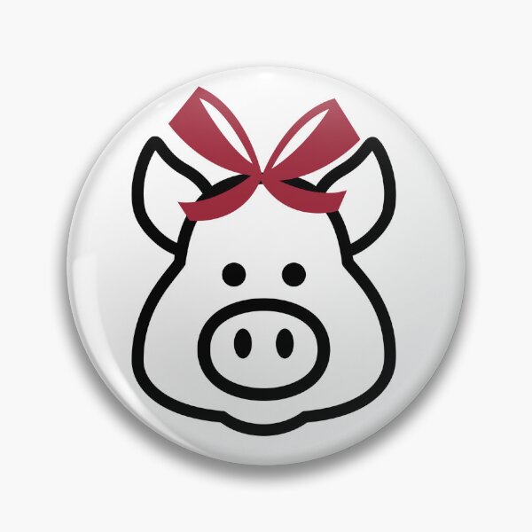 Item preview, Wooo Pig Cutie - Lady Razorback - Arkansas Razorbacks Gameday - Cute Pig designed and sold by Spike The Punch Design Co..