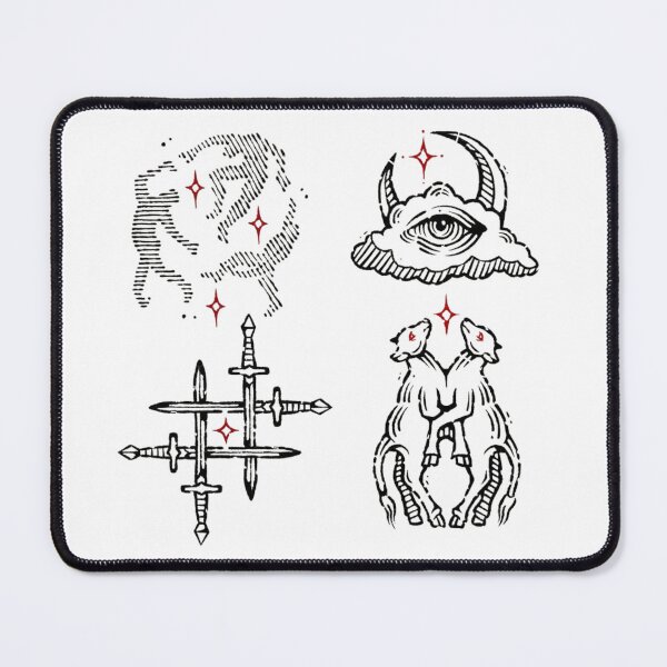 Item preview, Symbolism- The Shadows, the Eye behind the Night, the Lambs and the Swords designed and sold by PatronesKawai.