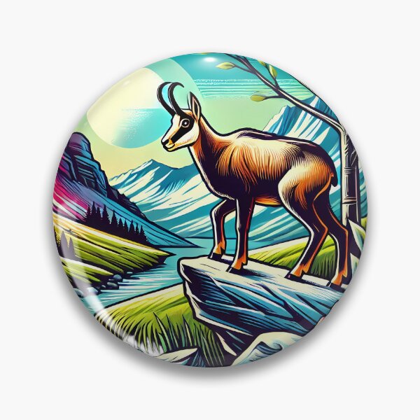 Item preview, Alpine chamois, Hiking and camping designed and sold by nodij.
