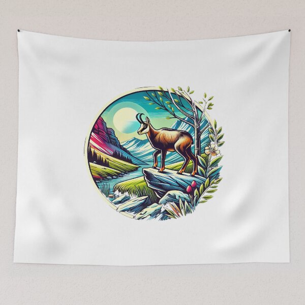 Item preview, Alpine chamois, Hiking and camping designed and sold by nodij.