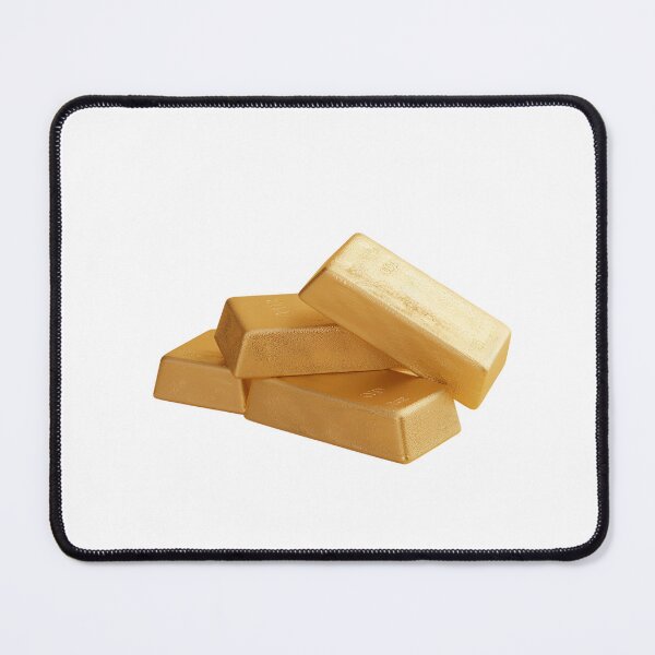 Item preview, Realistic Style Gold Bars, Gold Nuggets, Gold, Stickers, Logo, Illustration, Wall arts, Art Prints and More designed and sold by Kevin Lou.