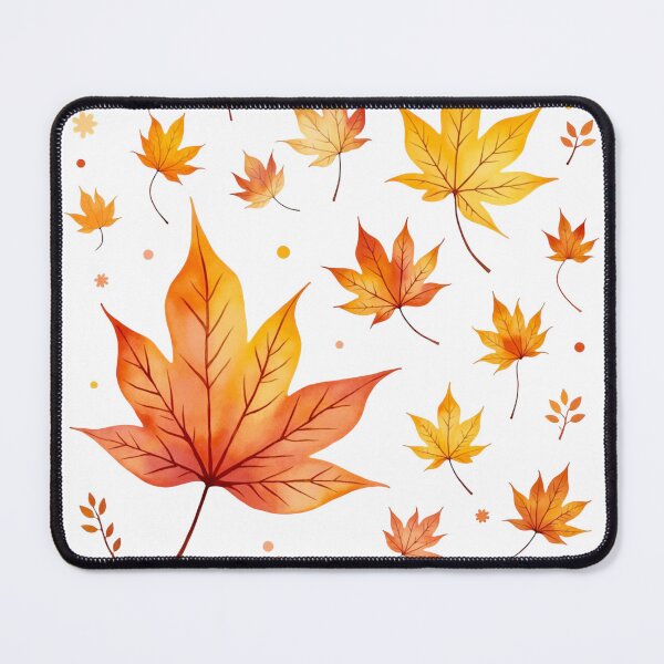 Item preview, Autumn Golden Leaves #4 - @fluidwatercolor designed and sold by fluidwatercolor.