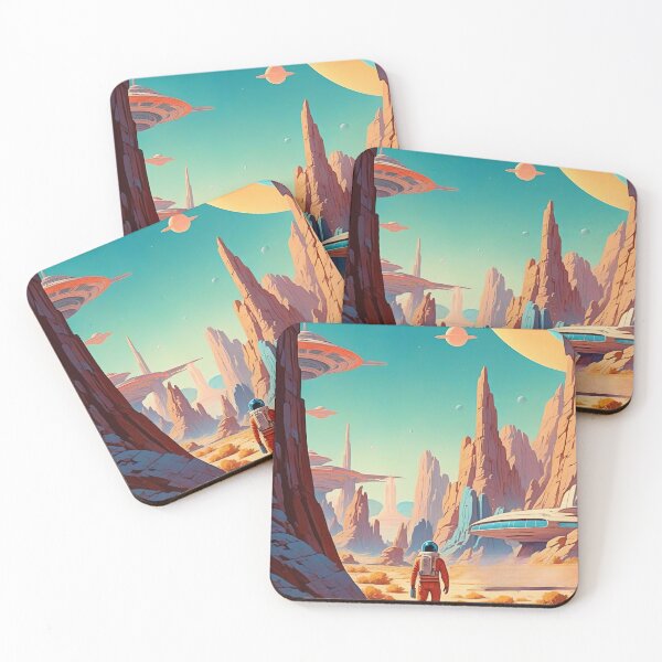 Item preview, Journey Through Distant Worlds: Space Exploration Adventure" designed and sold by ArtComixHaven.